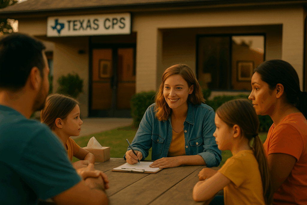 Services provided by Texas CPS to support families.
