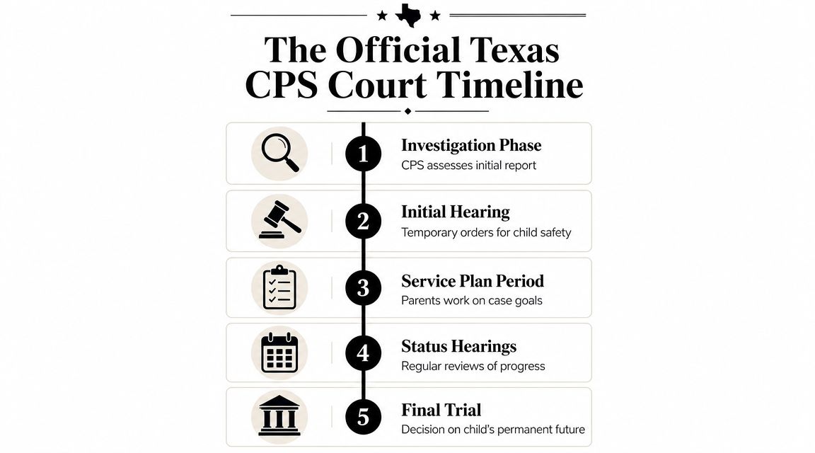 The Official Texas CPS Court Timeline