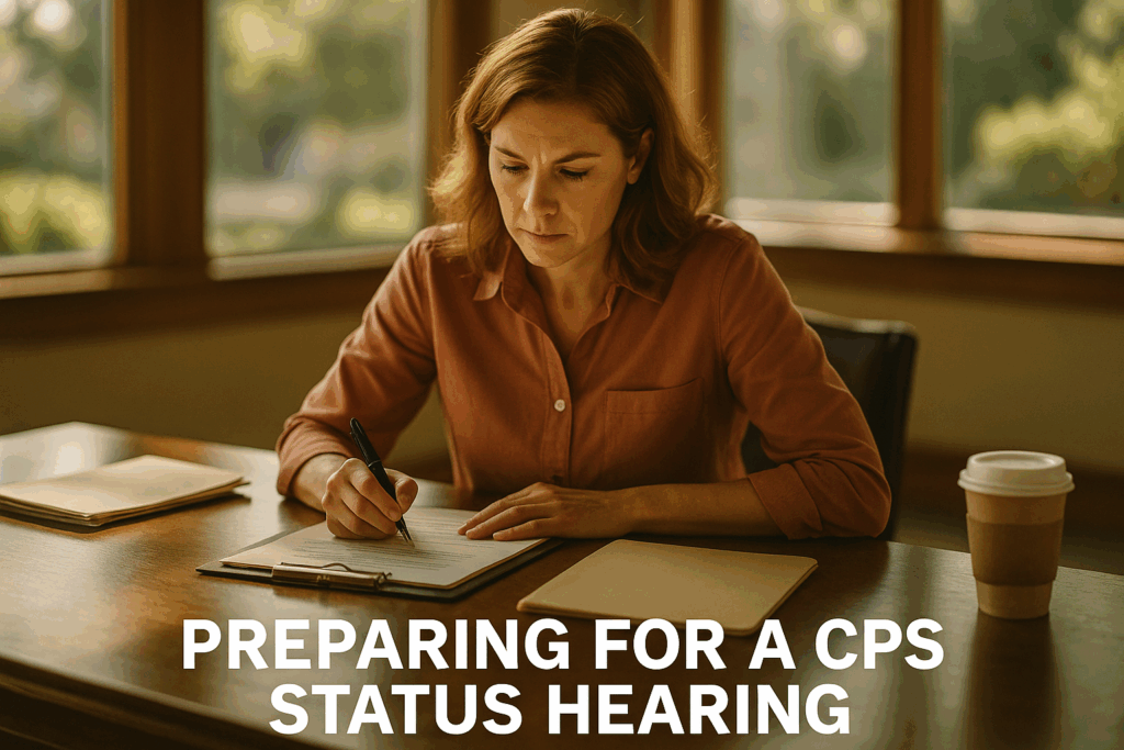 Preparing for a CPS Status Hearing