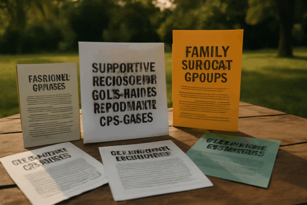 Supportive resources for families involved in CPS cases.