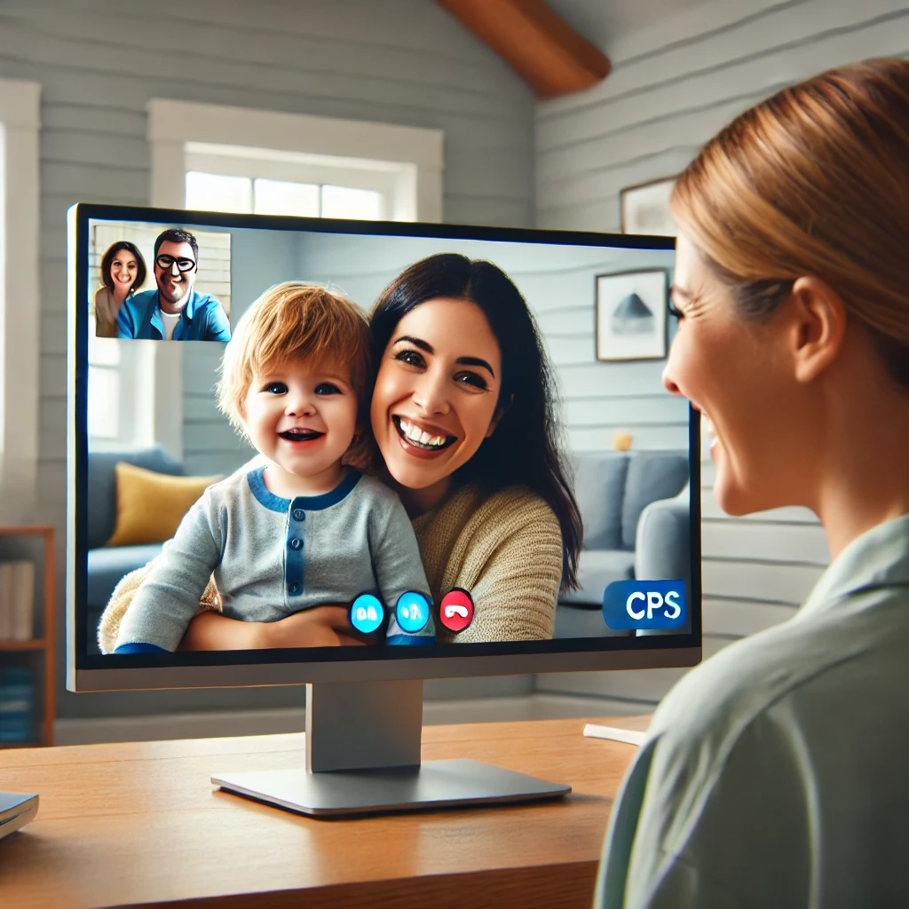 CPS allows virtual visitation through video calls or phone conversations