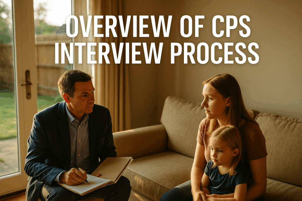 An overview of a CPS interview process, emphasizing its purpose.