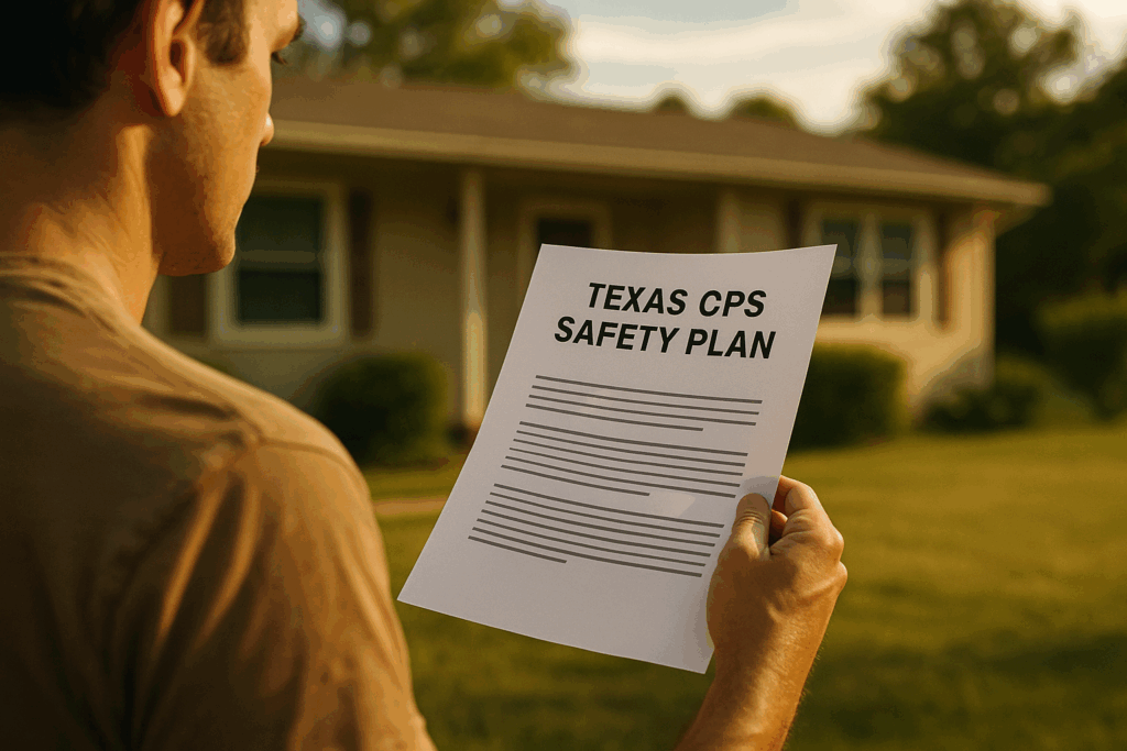 An overview of a Texas CPS Safety Plan, highlighting its importance for a child's safety.
