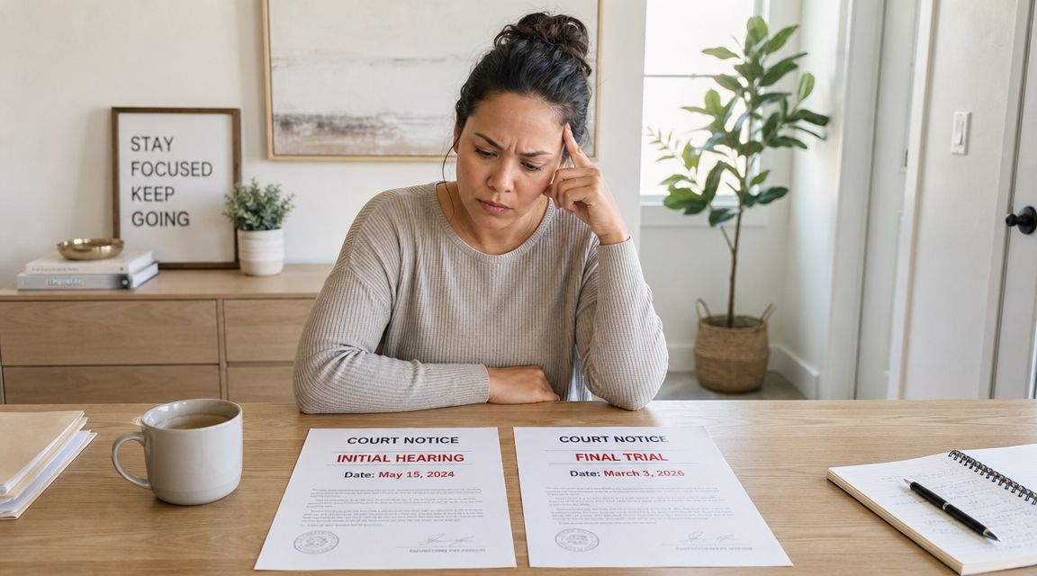 Your First Court Dates Are Not the Final Trial