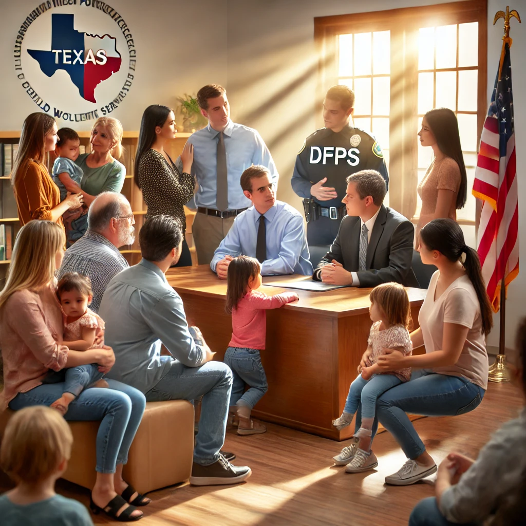 Family Support in CPS plans, Texas