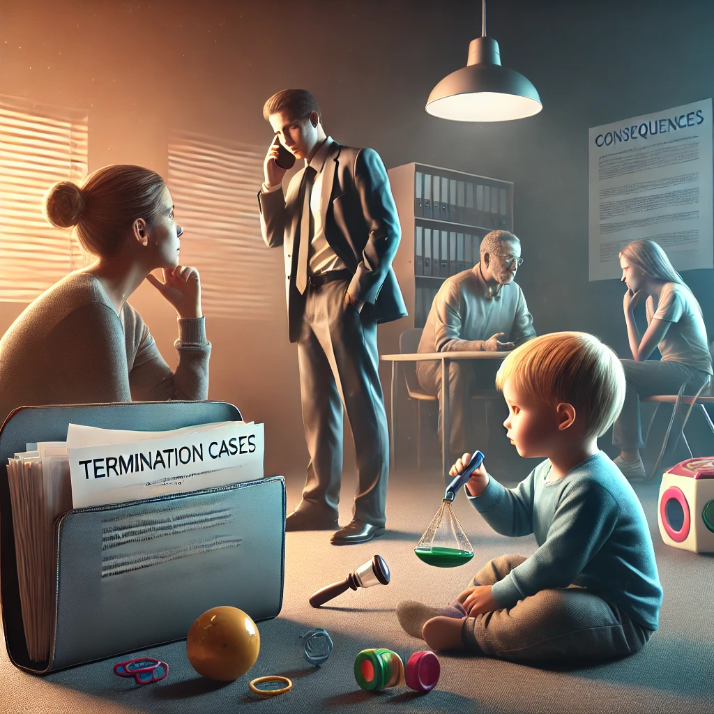 What happens after parental rights are terminated in Texas?