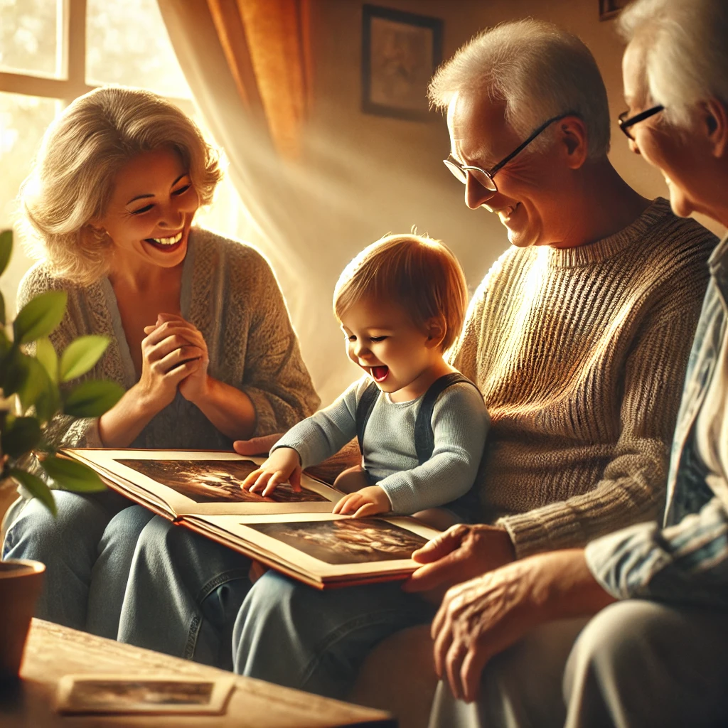 Familia leyendo libros digitales de Dudada Books